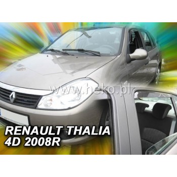 Ανεμοθραύστες Renault Thalia (2008-2013) - 4 τμχ. εμπρός και πίσω, Heko Ανεμοθραύστες Renault Thalia (2008-2013) - 4 τμχ. εμπρός και πίσω, Heko