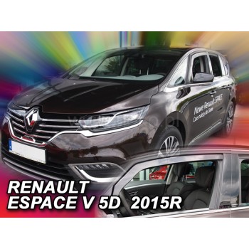 Ανεμοθραύστες Renault Espace (2014-2023) - 2 τμχ. εμπρός, Heko