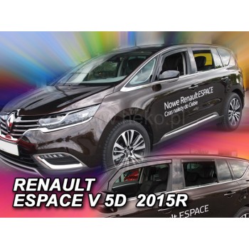 Ανεμοθραύστες Renault Espace (2014-2023) - 4 τμχ. εμπρός και πίσω, Heko