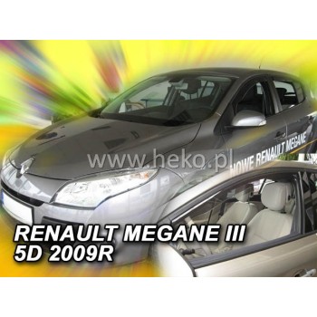 Ανεμοθραύστες Renault Megane (2008-2016) 5 πορτο - 2 τμχ εμπρός, Heko