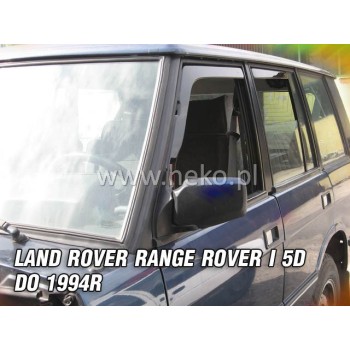 Ανεμοθραύστες Land Rover Range Rover (1980-1994) 5 πορτο - 4 τμχ εμπρός και πίσω, Heko