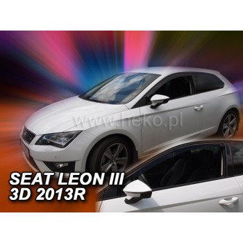Ανεμοθραύστες Seat Leon (2013-2020) 3 πορτο, Heko