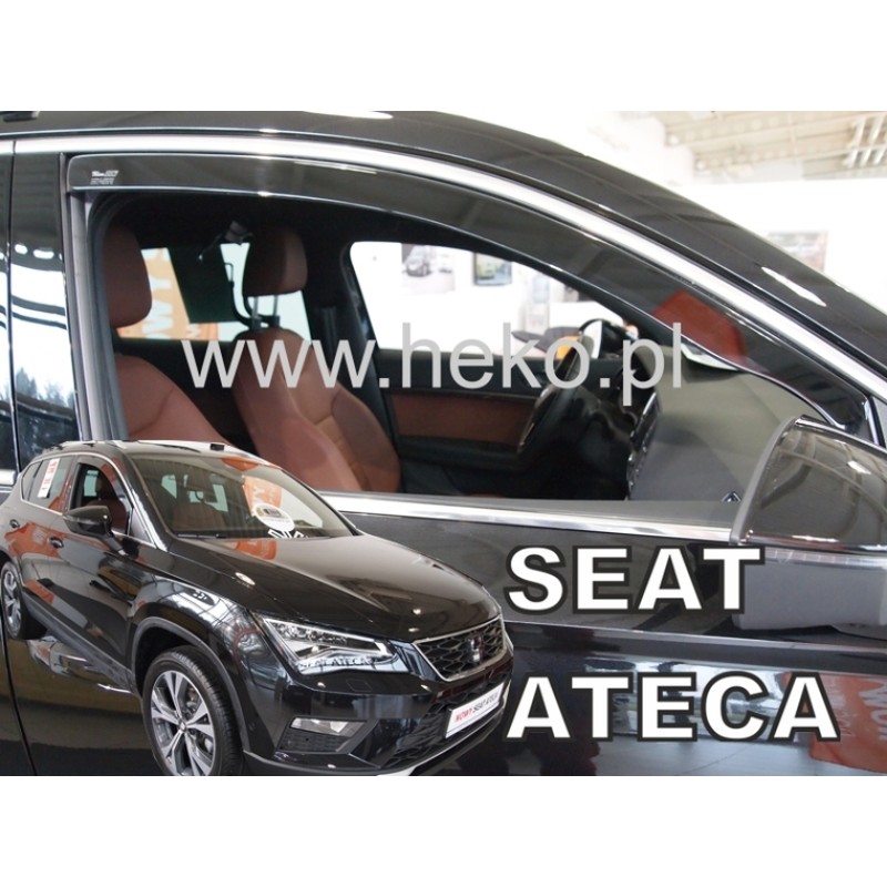 Ανεμοθραύστες Seat Ateca (2018-2024) 5 πορτο - 2 τμχ εμπρός, Heko