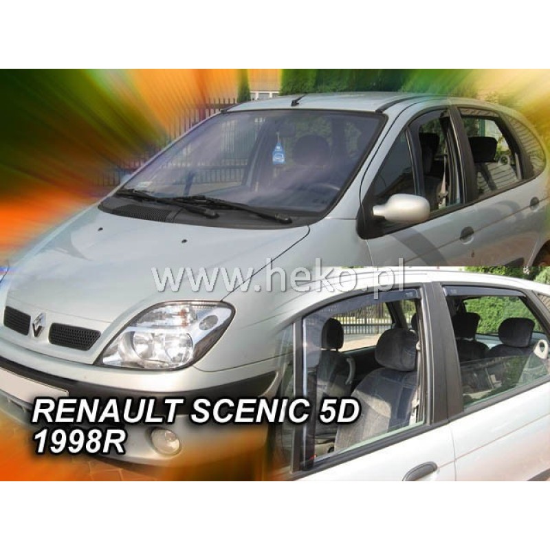 Ανεμοθραύστες Renault Scenic (1996-2003) - 4 τμχ εμπρός και πίσω, Heko