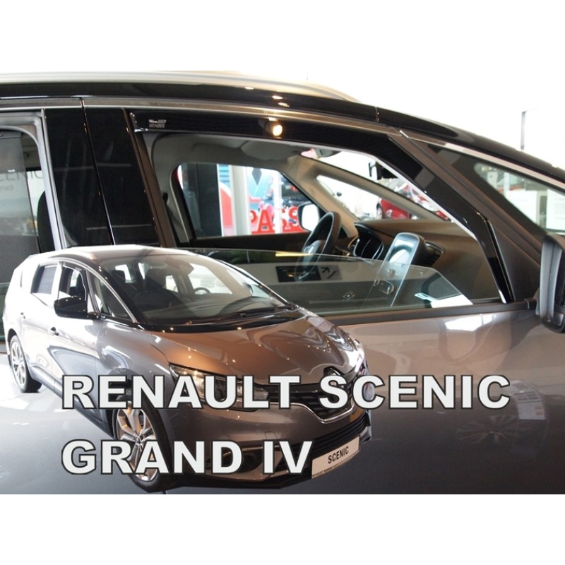 Ανεμοθραύστες Renault Scenic / Grand (2016-2022) - 2 τμχ εμπρός, Heko