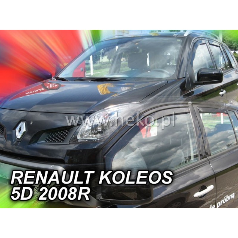 Ανεμοθραύστες Renault Koleos (2008-2016) - 2 τμχ εμπρός, Heko