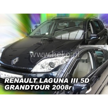 Ανεμοθραύστες Renault Laguna /Grandtour (2008-2015) 5 πορτο - 4 τμχ εμπρός και πίσω, Heko Ανεμοθραύστες Renault Laguna /Grandtour (2008-2015) 5 πορτο - 4 τμχ εμπρός και πίσω, Heko
