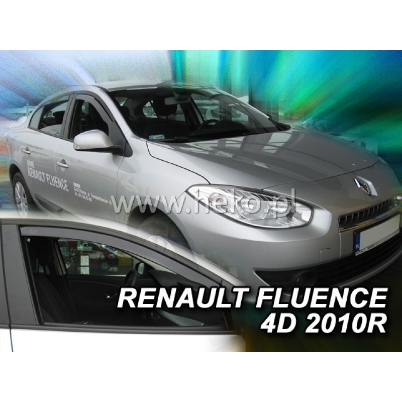 Ανεμοθραύστες Renault Fluence (2009-2016) 4 πορτο - 2 τμχ. εμπρός, Heko