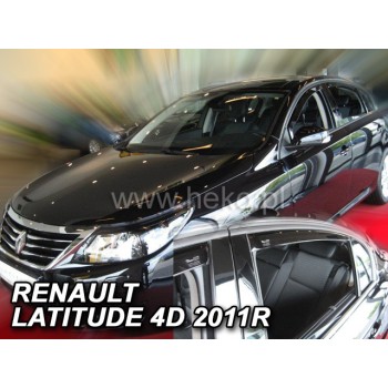 Ανεμοθραύστες Renault Latitude (2011-2015) sedan - 4 τμχ εμπρός και πίσω, Heko Ανεμοθραύστες Renault Latitude (2011-2015) sedan - 4 τμχ εμπρός και πίσω, Heko