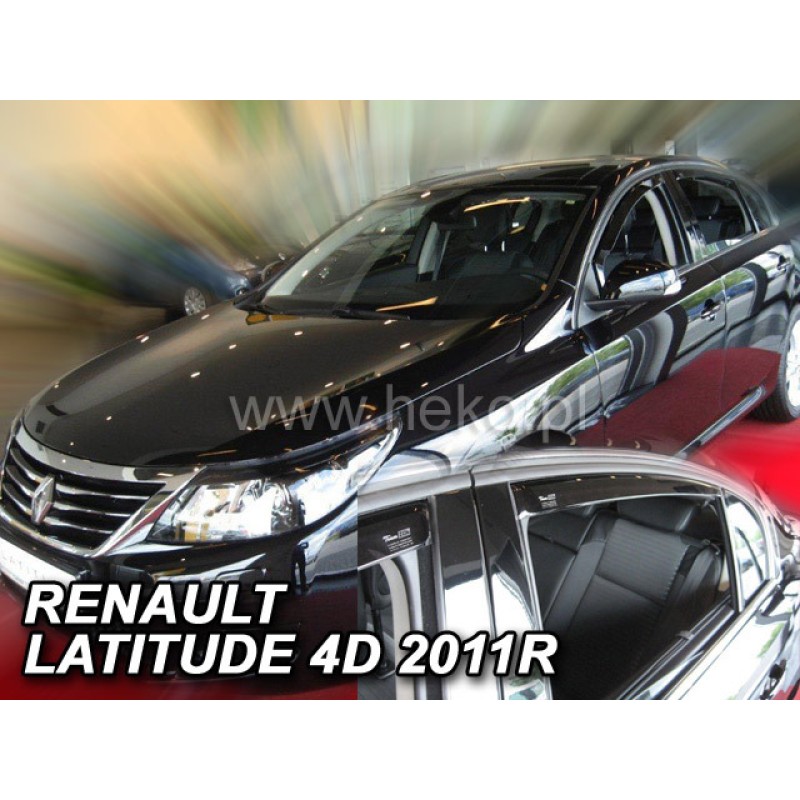 Ανεμοθραύστες Renault Latitude (2011-2015) sedan - 4 τμχ εμπρός και πίσω, Heko