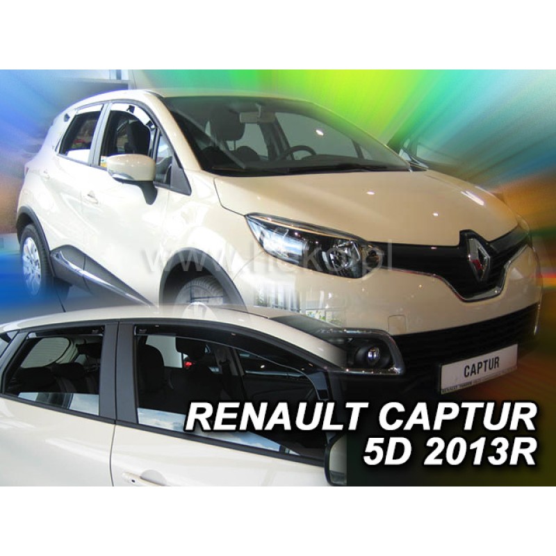 Ανεμοθραύστες Renault Captur (2013-2020) - 4 τμχ εμπρός και πίσω, Heko