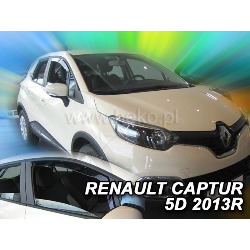 Ανεμοθραύστες Renault Captur (2013-2020) - 2 τμχ εμπρός, Heko
