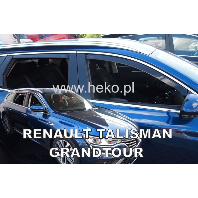 Ανεμοθραύστες Renault Talisman / Grandtour (2015-2024) 5 πορτο - 4 τμχ εμπρός και πίσω, Heko