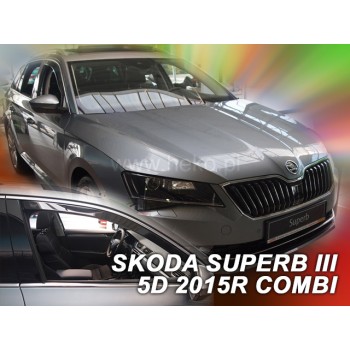 Ανεμοθραύστες Skoda Superb (2015-2024) 5 πορτο , combi - 2 τμχ εμπρός, Heko