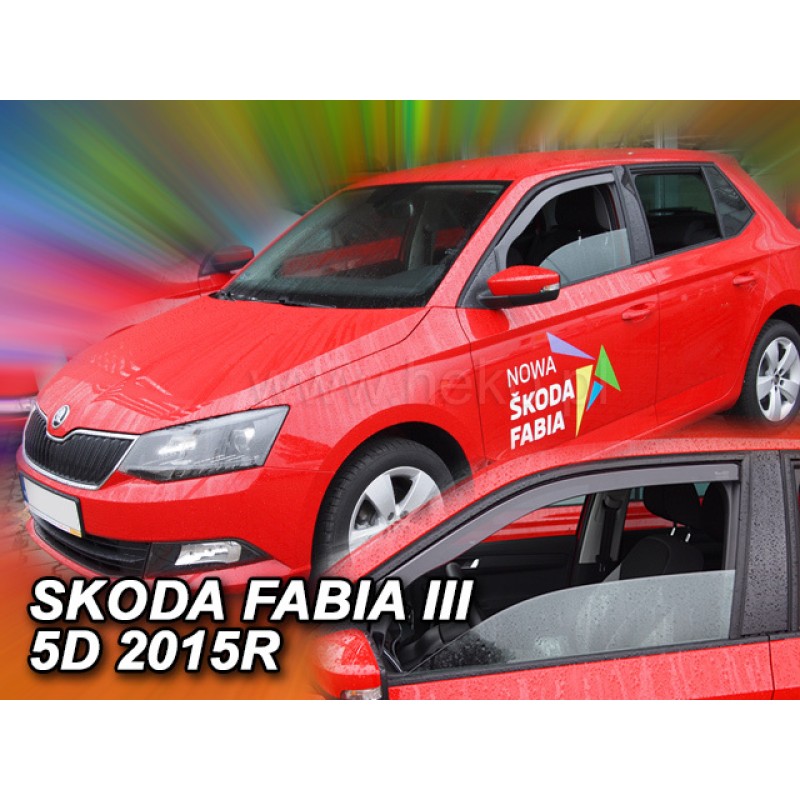 Ανεμοθραύστες Skoda Fabia (2014-2021) 5 πορτο , combi- 2 τμχ εμπρός, Heko