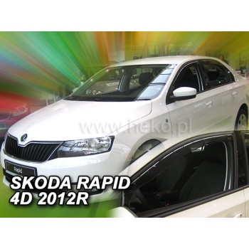 Ανεμοθραύστες Skoda Rapid / Spaceback (2012-2019) - 2 τμχ εμπρός, Heko