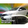 Ανεμοθραύστες Skoda Rapid (2012-2019) 5 πορτο - 4 τμχ εμπρός και πίσω, Heko