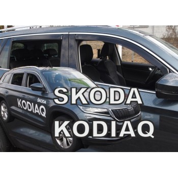 Ανεμοθραύστες Skoda Kodiaq (2016-2024) - 4 τμχ εμπρός και πίσω, Heko