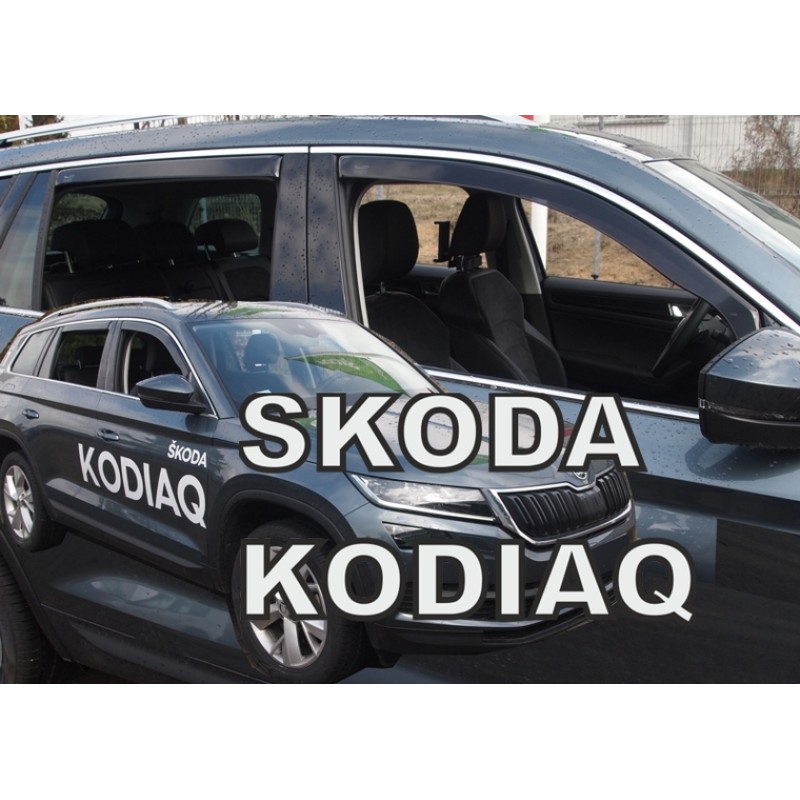 Ανεμοθραύστες Skoda Kodiaq (2016-2024) - 4 τμχ εμπρός και πίσω, Heko
