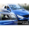 Ανεμοθραύστες Ssangyong Actyon Sports (2006-2018) 4 πορτο - 4 τμχ εμπρός και πίσω, Heko