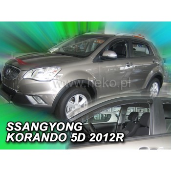 Ανεμοθραύστες Ssangyong Kyron (2005-2014) 5 πορτο - 2 τμχ εμπρός, Heko
