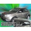 Ανεμοθραύστες Ssangyong Kyron (2005-2014) 5 πορτο - 4 τμχ εμπρός και πίσω, Heko