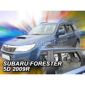 Ανεμοθραύστες Subaru Forester (2008-2013) - 4 τμχ εμπρός και πίσω, Heko Ανεμοθραύστες Subaru Forester (2008-2013) - 4 τμχ εμπρός και πίσω, Heko