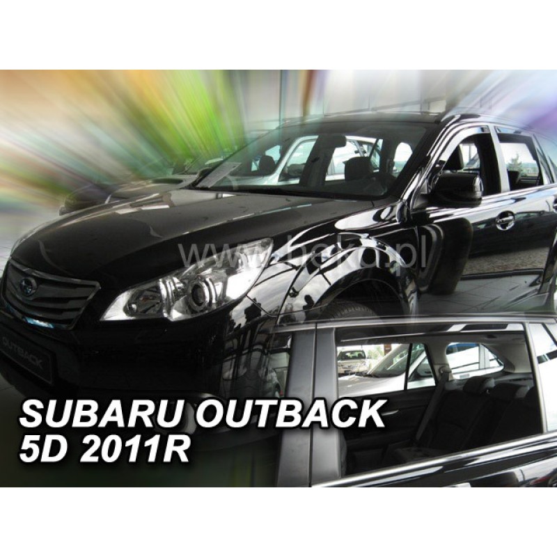 Ανεμοθραύστες Subaru Outback (2009-2014) - 4 τμχ εμπρός και πίσω, Heko
