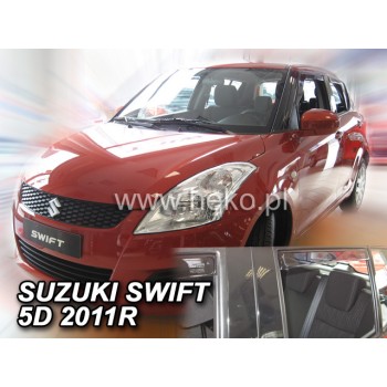 Ανεμοθραύστες Suzuki Swift (2004-2010) 5 πορτο - 4 τμχ εμπρός και πίσω, Heko