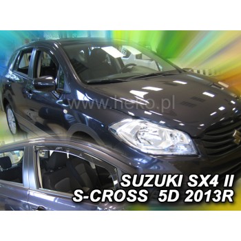 Ανεμοθραύστες Suzuki SX4 II S-Cross (2013-2021) 5 πορτο - 2 τμχ εμπρός, Heko