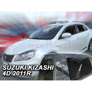 Ανεμοθραύστες Suzuki Kizashi (2009-2014) sedan - 4 τμχ εμπρός και πίσω, Heko
