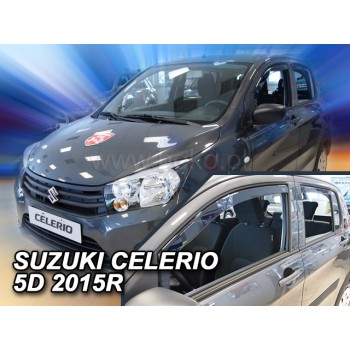 Ανεμοθραύστες Suzuki Celerio (2015+) 5 πορτο - 4 τμχ εμπρός και πίσω, Heko