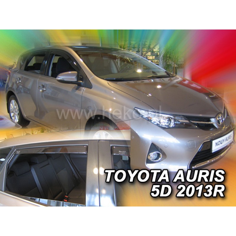 Ανεμοθραύστες Toyota Auris 2 (2012-2018) 5 πορτο - 4 τμχ εμπρός και πίσω, Heko