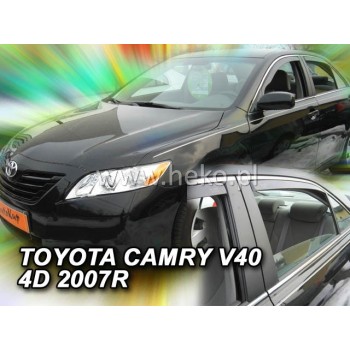 Ανεμοθραύστες Toyota Camry (2006-2011) sedan - 4 τμχ εμπρός και πίσω, Heko