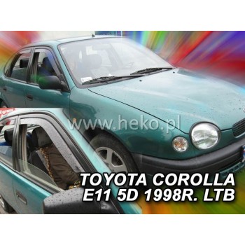 Ανεμοθραύστες Toyota Corolla (1987-1992) 5 πορτο - 2 τμχ. εμπρός, Heko Ανεμοθραύστες Toyota Corolla (1987-1992) 5 πορτο - 2 τμχ. εμπρός, Heko