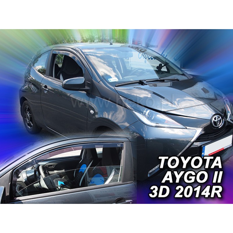Ανεμοθραύστες Toyota Corolla (1992-1997) 3 πορτο, Heko