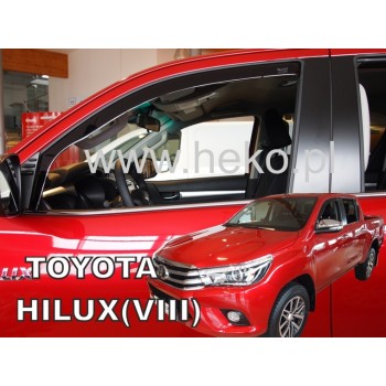 Ανεμοθραύστες Toyota Hilux (2015-2026) μόνο διπλοκάμπινο - 2 τμχ εμπρός, Heko Ανεμοθραύστες Toyota Hilux (2015-2026) μόνο διπλοκάμπινο - 2 τμχ εμπρός, Heko