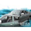 Ανεμοθραύστες Toyota Hilux (2015-2026) 4 πορτο - 4 τμχ εμπρός και πίσω, Heko
