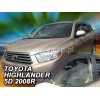Ανεμοθραύστες Toyota Highlander (USA) (2007-2013) - 2 τμχ εμπρός, Heko