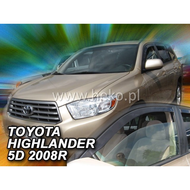 Ανεμοθραύστες Toyota Highlander (USA) (2007-2013) - 2 τμχ εμπρός, Heko