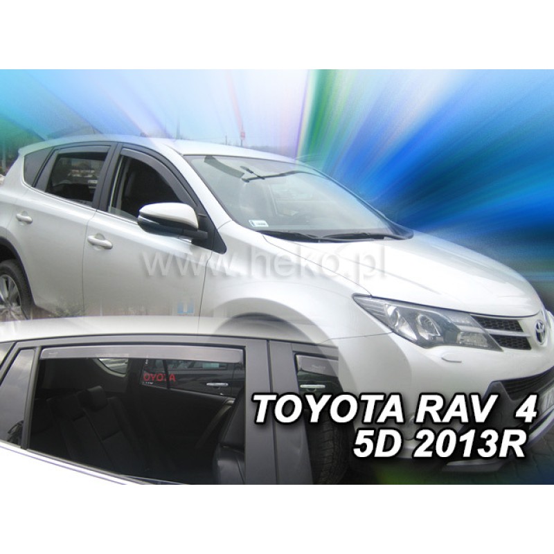 Ανεμοθραύστες Toyota Rav4 (2013-2019) 5 πορτο - 4 τμχ. εμπρός και πίσω, Heko