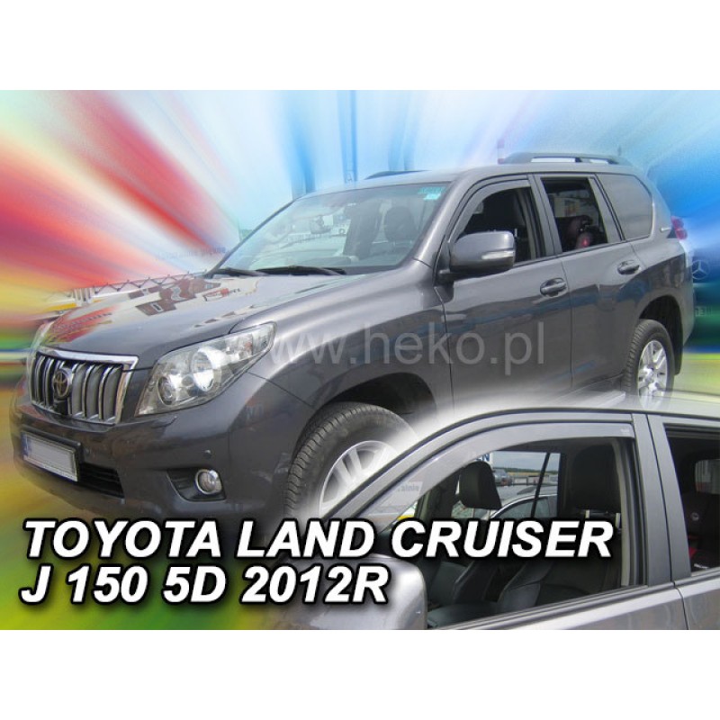 Ανεμοθραύστες Toyota Land Cruiser J150 (2009+) 3/5 πορτο - 2 τμχ εμπρός, Heko