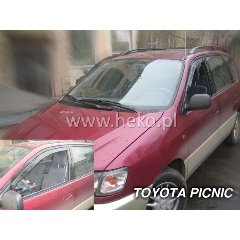 Ανεμοθραύστες Toyota Picnic (1996-2001) 5 πορτο - 2 τμχ. εμπρός, Heko