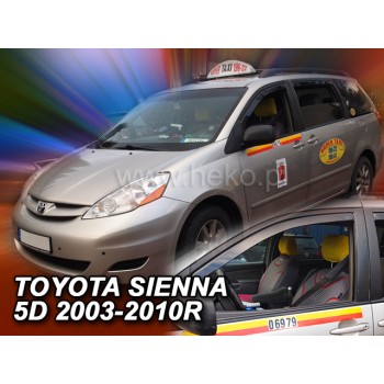 Ανεμοθραύστες Toyota Sienna (2003-2010) - 2 τμχ εμπρός, Heko