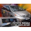 Ανεμοθραύστες Toyota Sienna (2003-2010) - 4 τμχ εμπρός και πίσω, Heko