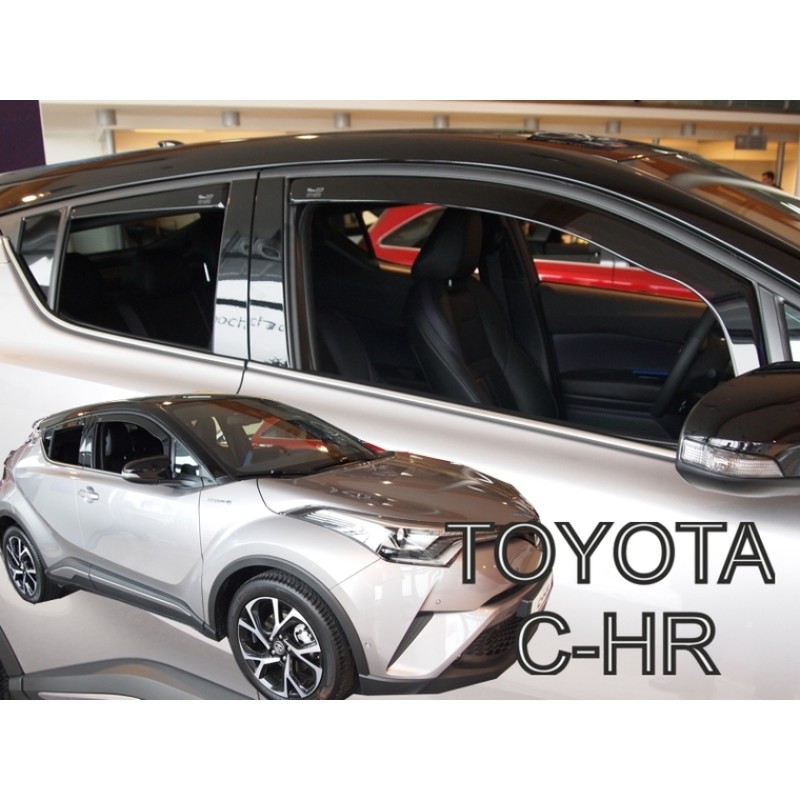 Ανεμοθραύστες Toyota C-HR (2016-2023) - 4 τμχ εμπρός και πίσω, Heko