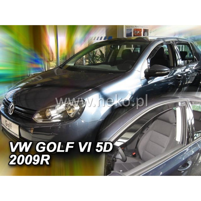 Ανεμοθραύστες Vw Golf 6 (2008-2012) 5 πορτο - 2 τμχ. εμπρός, Heko