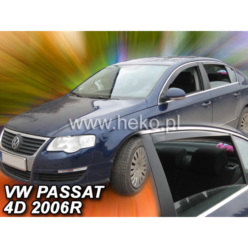 Ανεμοθραύστες Vw Passat (B6/B7) (2005-2015) sedan - 4 τμχ εμπρός και πίσω, Heko