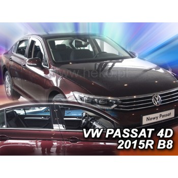 Ανεμοθραύστες Vw Passat (B8) (2014-2022) sedan - 4 τμχ εμπρός και πίσω, Heko Ανεμοθραύστες Vw Passat (B8) (2014-2022) sedan - 4 τμχ εμπρός και πίσω, Heko