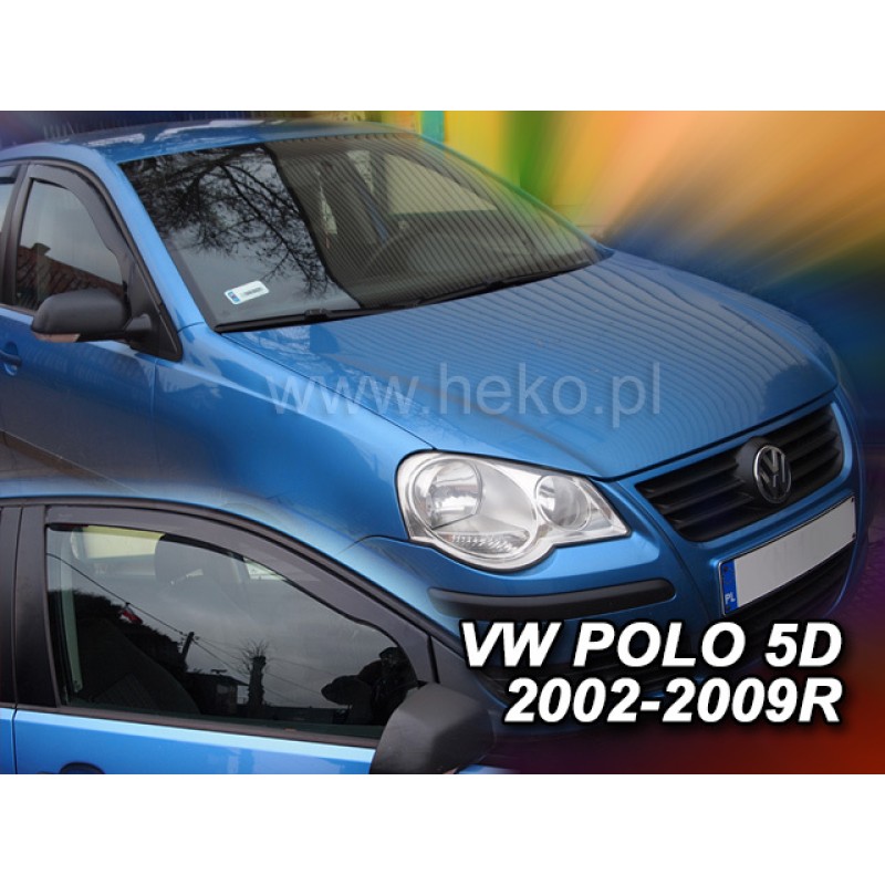 Ανεμοθραύστες Vw Polo (2002-2009) 5 πορτο - 2 τμχ εμπρός, Heko